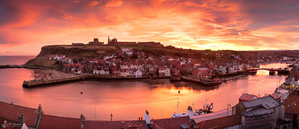 Whitby Sunrise Panoramic Whitby Sunrise Panoramic