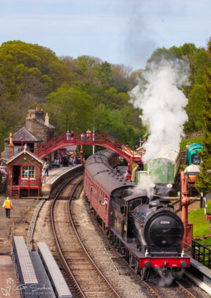 65894 Departing Goathland Station