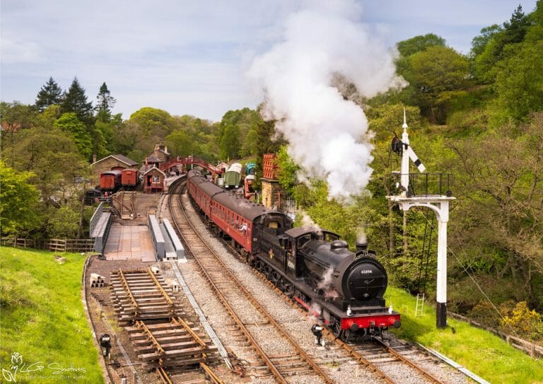 65894 Departing Hogsmeade Station At Goathland