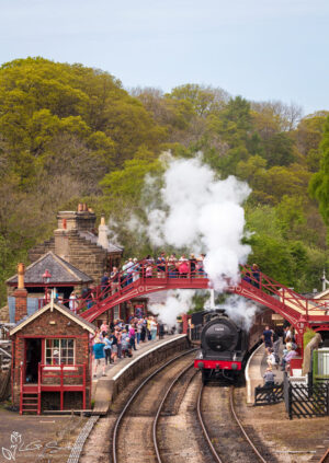 65894 J27 Arrives At Goathland Station
