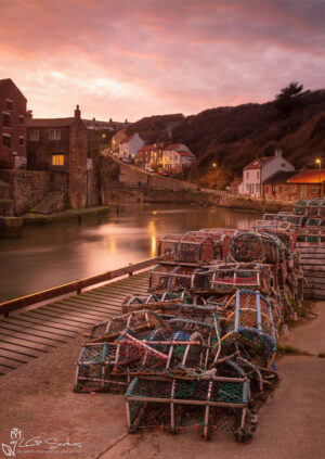 After Sunset At Staithes