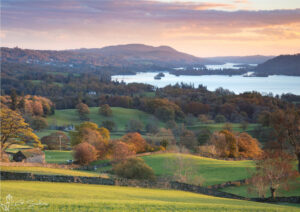 An Autumn View Of Bowness On Windermere