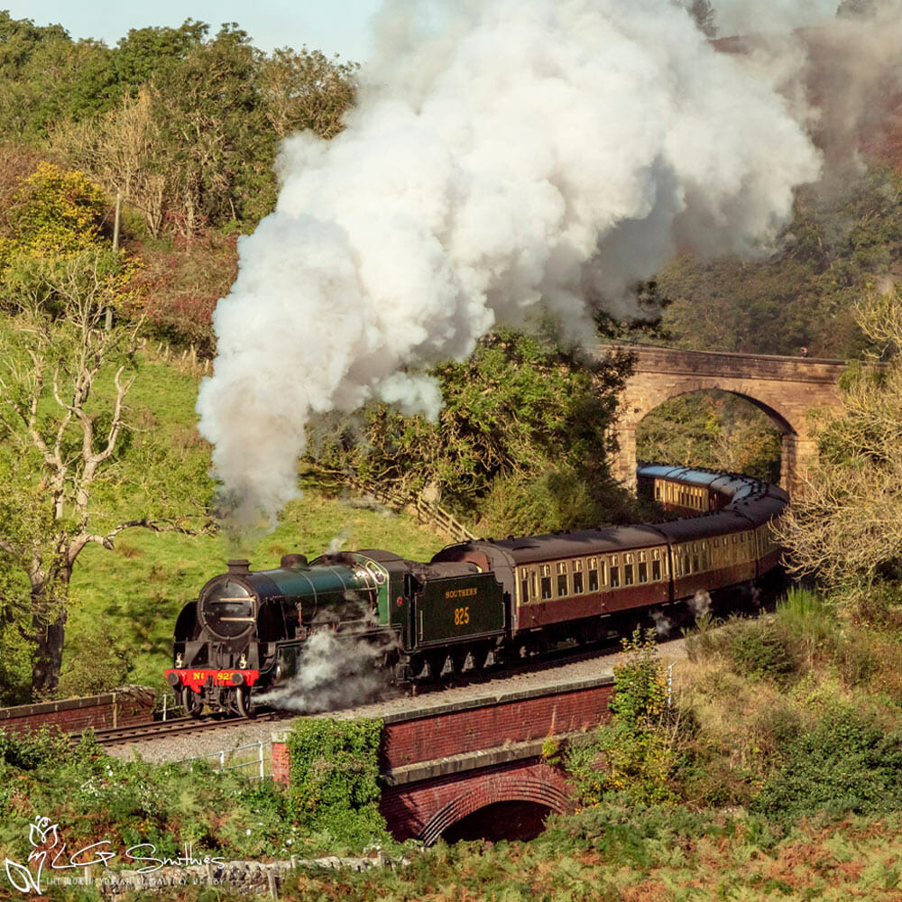 An S15 Steam Locomotive At Darnholme On The North York Moors Railway Photo Slate 1 An S15 Steam Locomotive At Darnholme On The North York Moors Railway Photo Slate