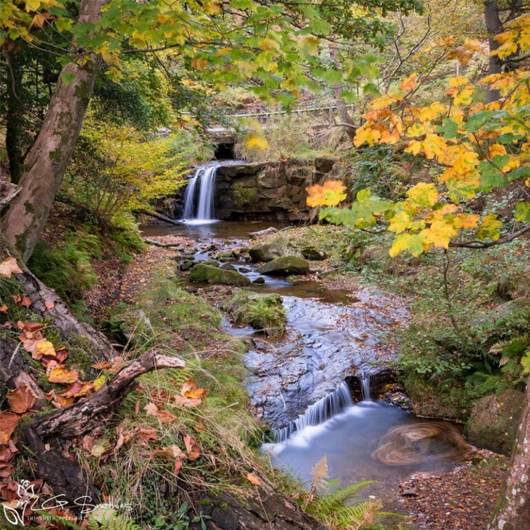 Autumn At Blow Gill Waterfall Photo Slate