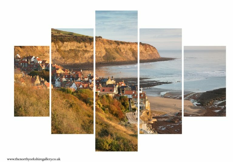 Autumn At Robin Hood's Bay 5PCS Wall Art