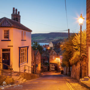 Autumn Morning At Bay Town Robin Hood's Bay Photo Slate