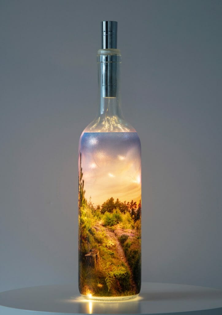 North Yorkshire Moors Light Up Bottles