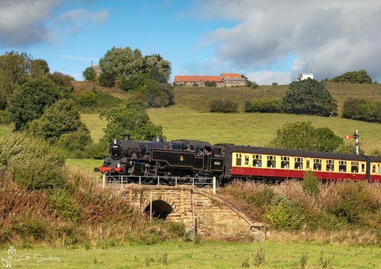 BR Standard Tank No.80136 Leaving Grosmont On The North York Moors Railway