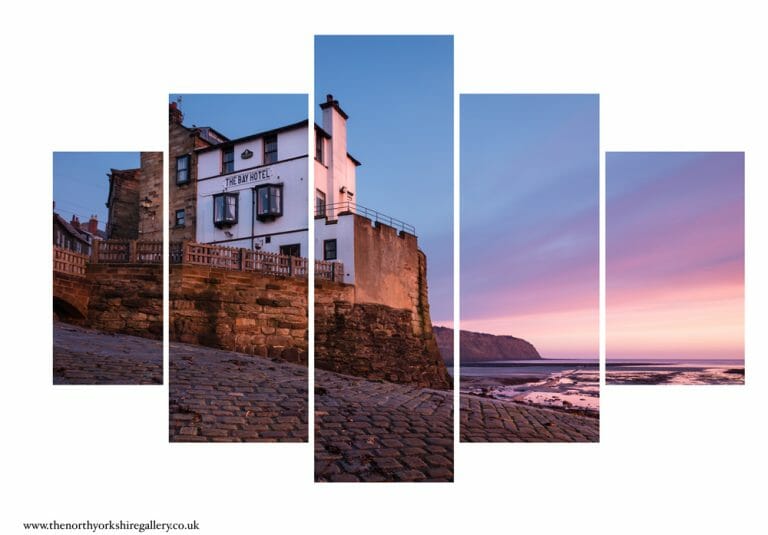 Bay Hotel Robin Hood's Bay 5PCS Wall Art