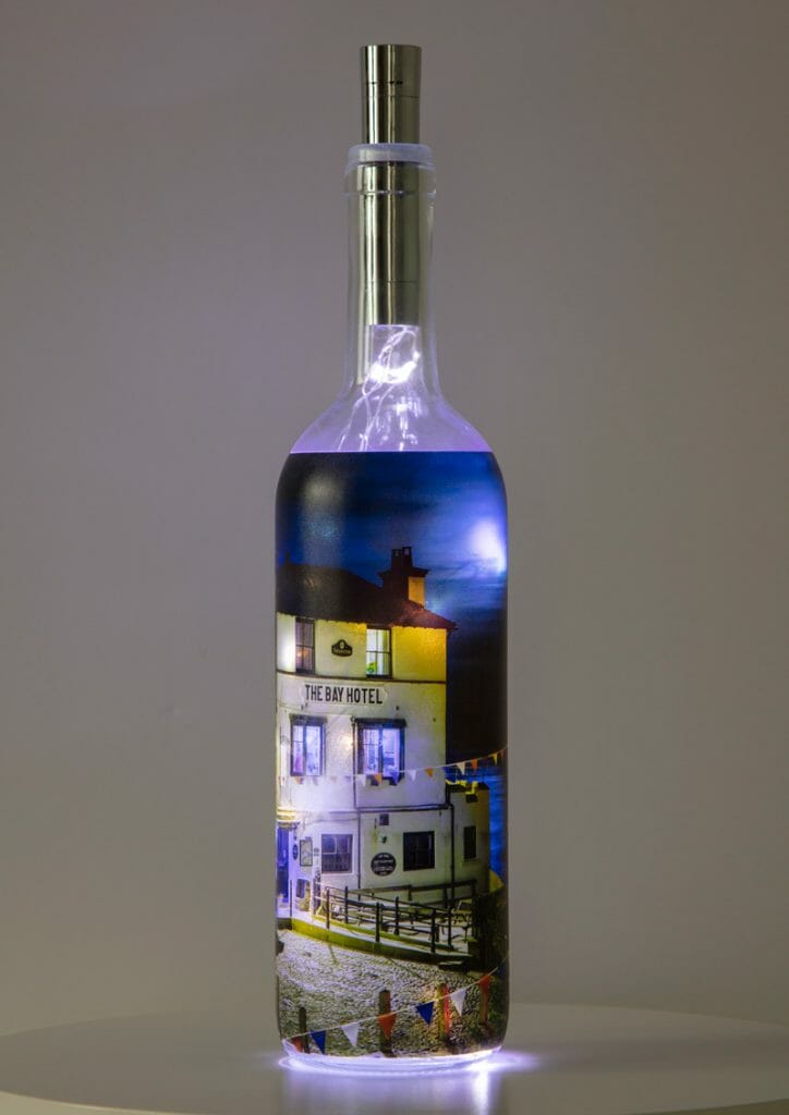 Robin Hoods Bay Light Up Bottles