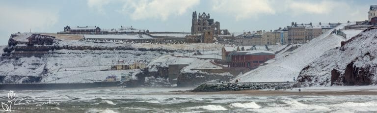 Beast From The East At Whitby Slim Panoramic
