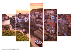 Beautiful Staithes 5PCS Wall Art