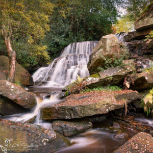 Blea Hill Waterfall Maybeck Near Whitby Photo Slate