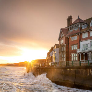 Blustery Morning At Sandsend Photo Slate