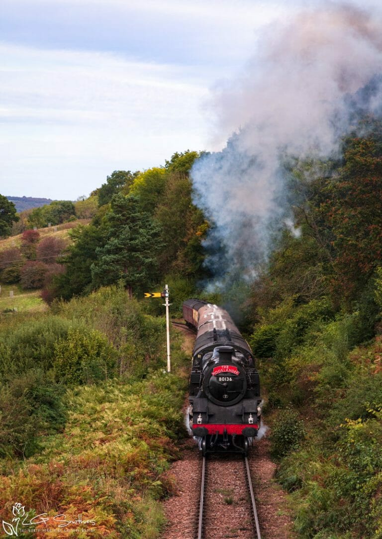 BR Standard 4 Tank Heading For Goathland Station