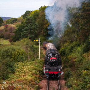 BR Standard 4 Tank Heading For Goathland Station Photo Slate