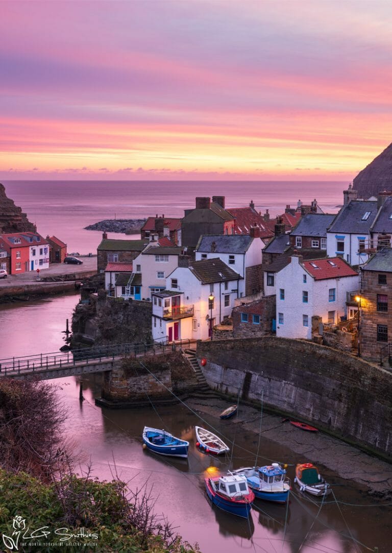 Calm Before The Storm At Staithes Portrait