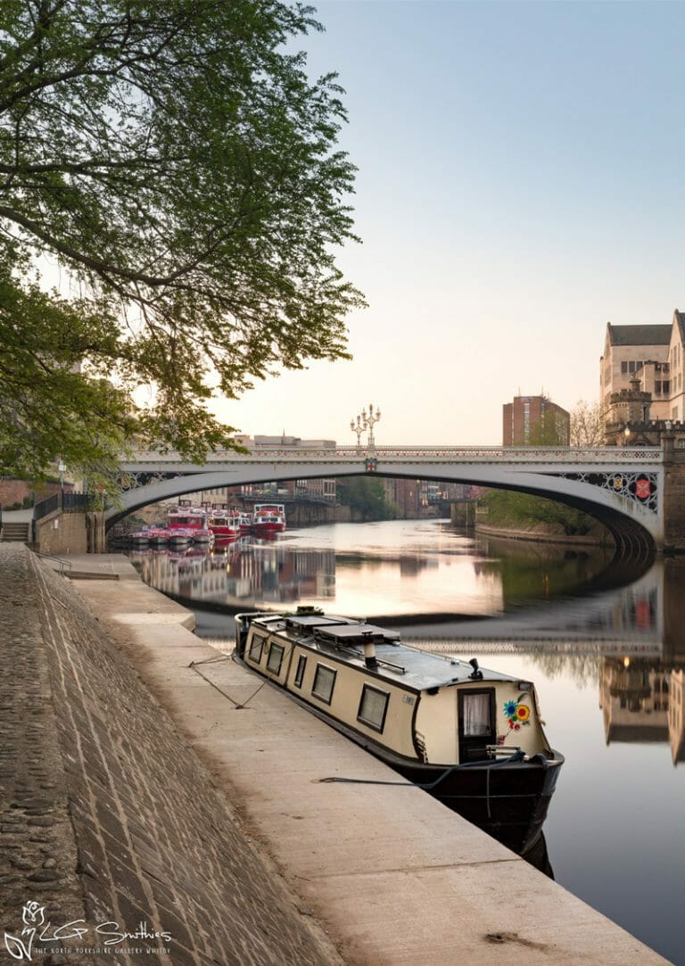 Canal Boat On The Ouse York