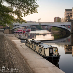 Canal Boat On The Ouse York Photo Slate