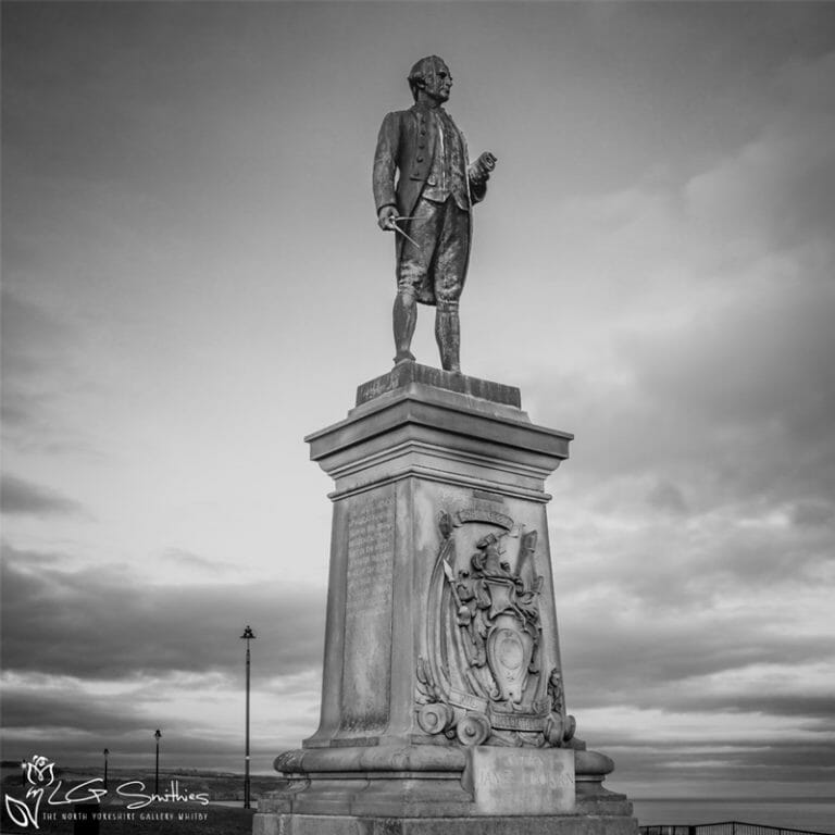 Captain Cook's Monument Whitby Photo Slate