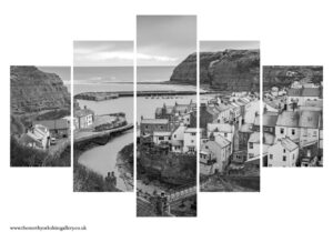 Chilly Morning At Staithes 5PCS Wall Art