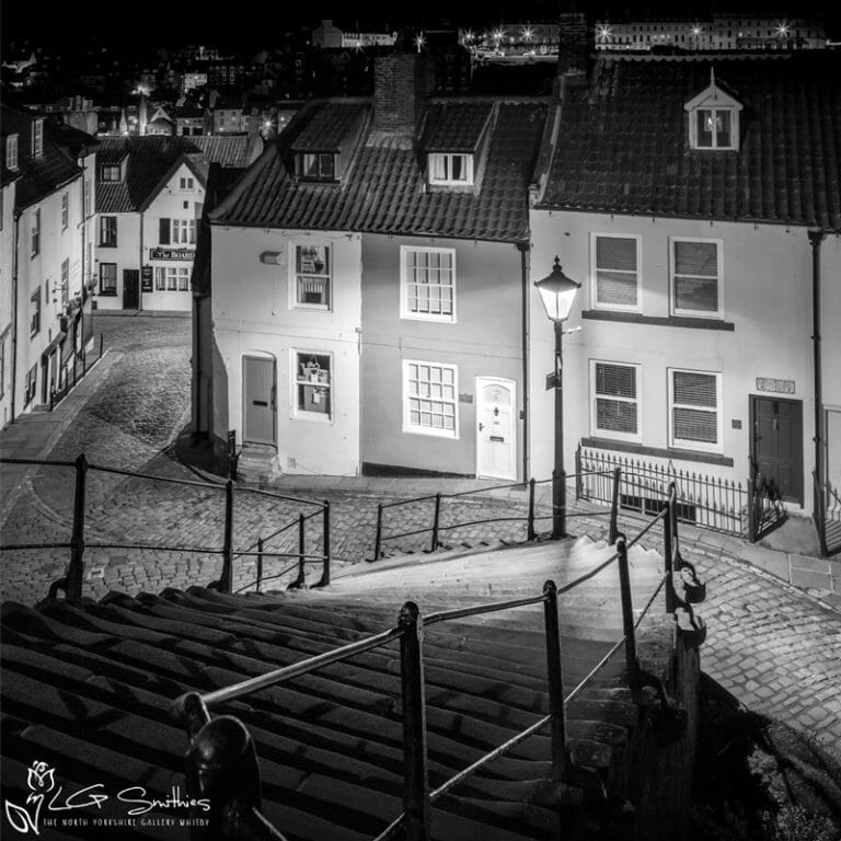Church Street and The 199 Steps Whitby Photo Slate