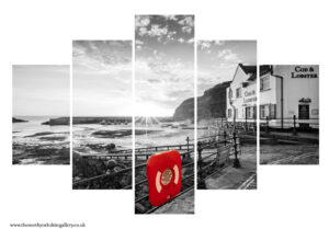 Cod And Lobster Colour Splash 5PCS Wall Art