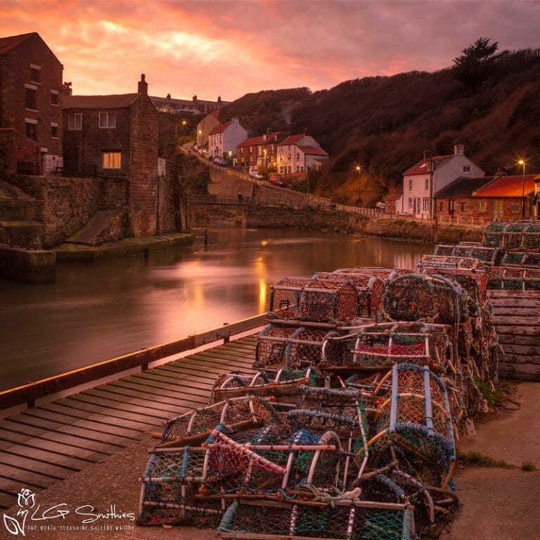 Cowbar And Staithes Mini Foam Board Print