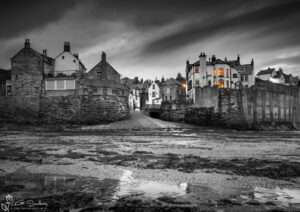 Dawn At Robin Hood's Bay Colour Splash