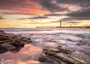Dawn on Whitby Beach
