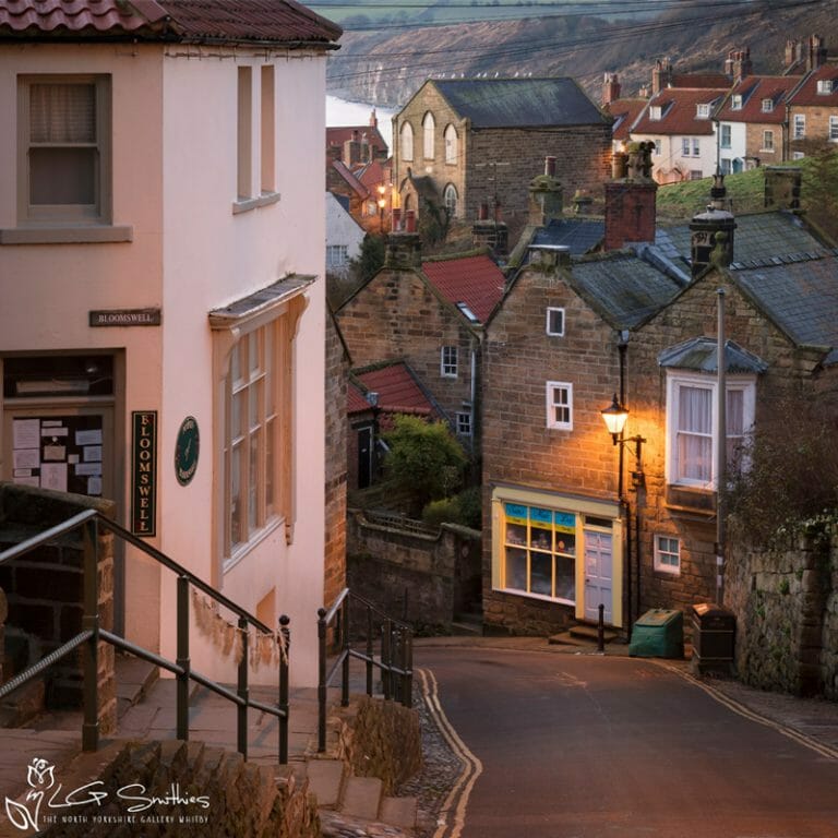 Daybreak at Robin Hood's Bay Mini Foam Board Print