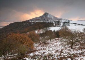December Snow At Roseberry Topping