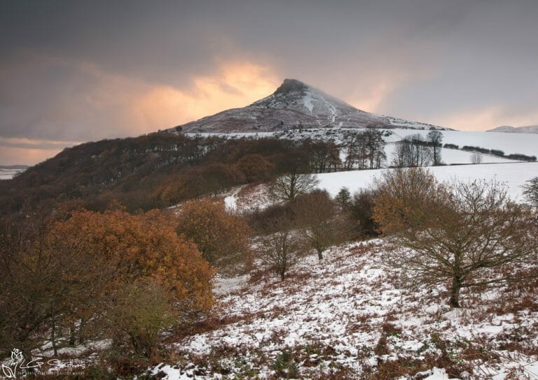 December Snow At Roseberry Topping