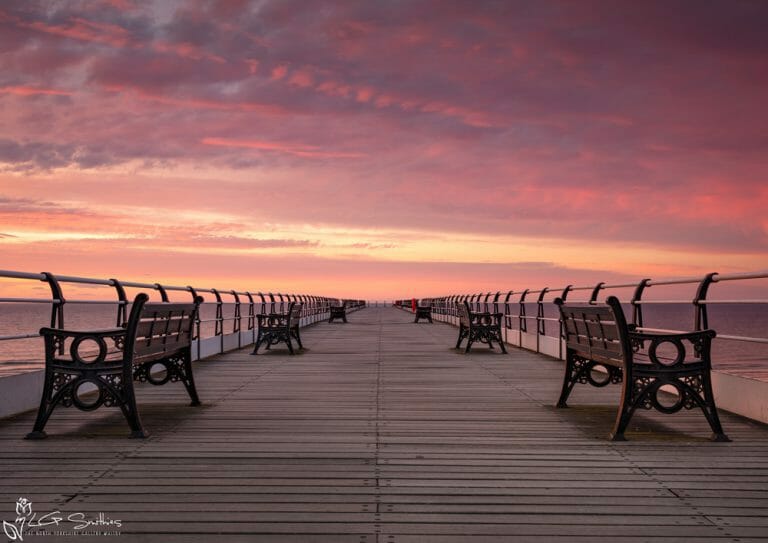 Dusk On Saltburn Pier