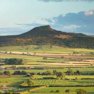 Early Autumn In The Fields Below Roseberry Topping Photo Slate