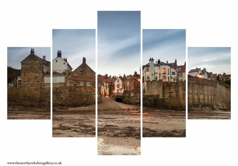 Early Morning At Robin Hood's Bay 5PCS Wall Art