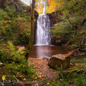 Falling Foss Autumn Photo Slate