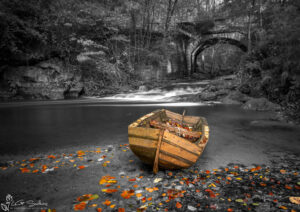 Falling Foss Boat Colour Splash