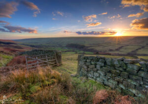 Farndale Gate Sunset