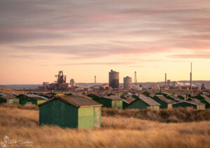 Fishing Huts At South Gare Redcar