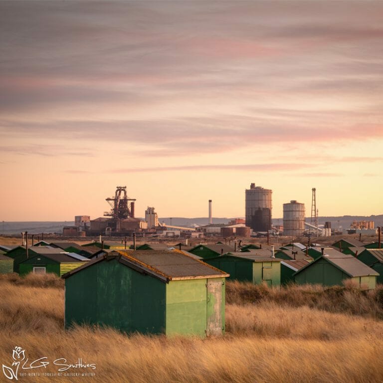 Fishing Huts At South Gare Redcar Photo Slate