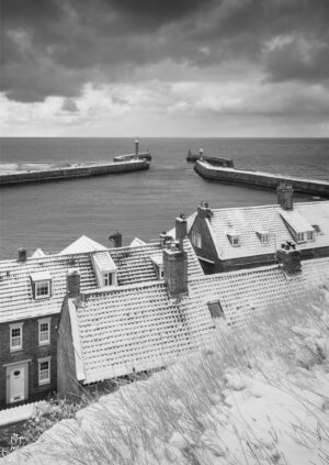 Fresh Snowfall On Whitby Piers