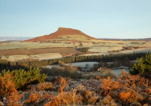 Frosty Morning On The Moor Top Looking Down Towards Aireyholme Farm