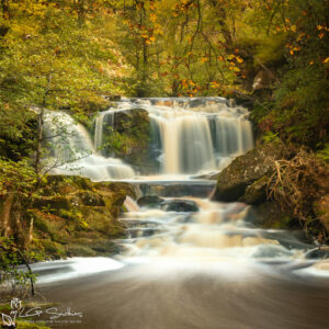 Goathland In The Autumn At Water Arc Foss Photo Slate
