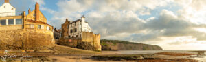 Glorious Morning At Robin Hoods Bay Slim Panoramic