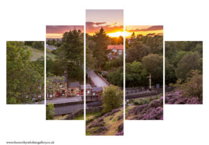 Goathland Station 5PCS Wall Art