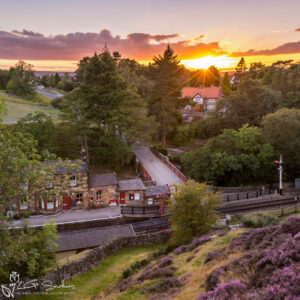 Goathland Station Late Summer Photo Slate