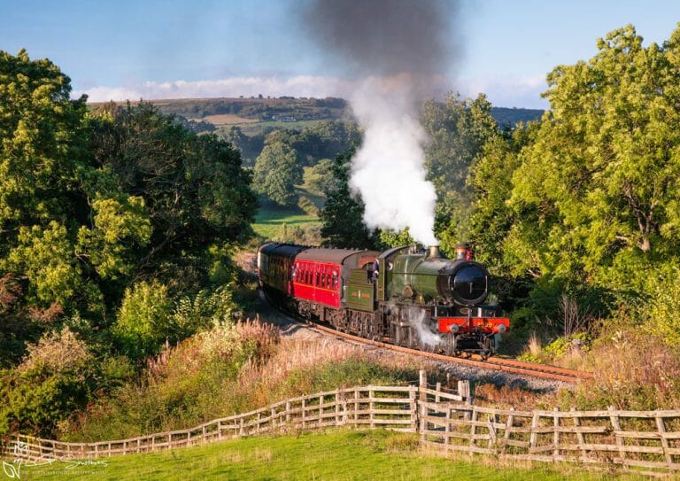 Great Western Lady Of Legend On The North York Moors Railway To Goathland