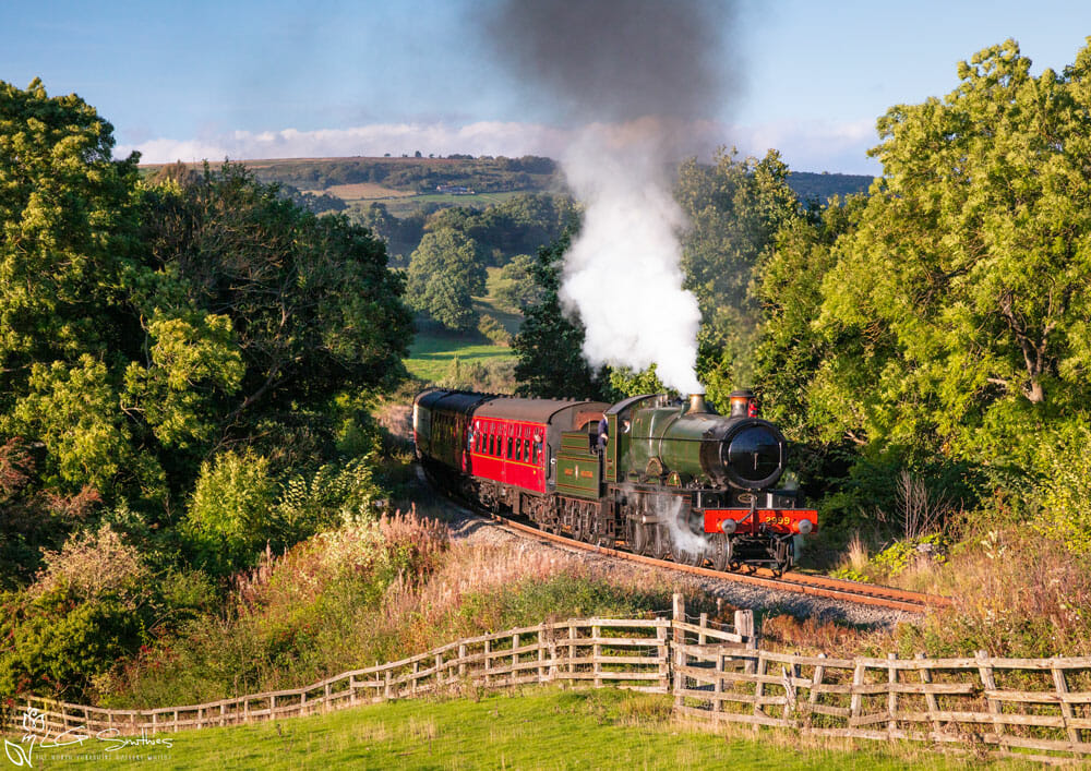 Great Western Lady Of Legend On The North York Moors Railway To Goathland
