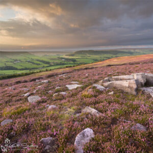 Greater Fryup Dale From The Moor Photo Slate